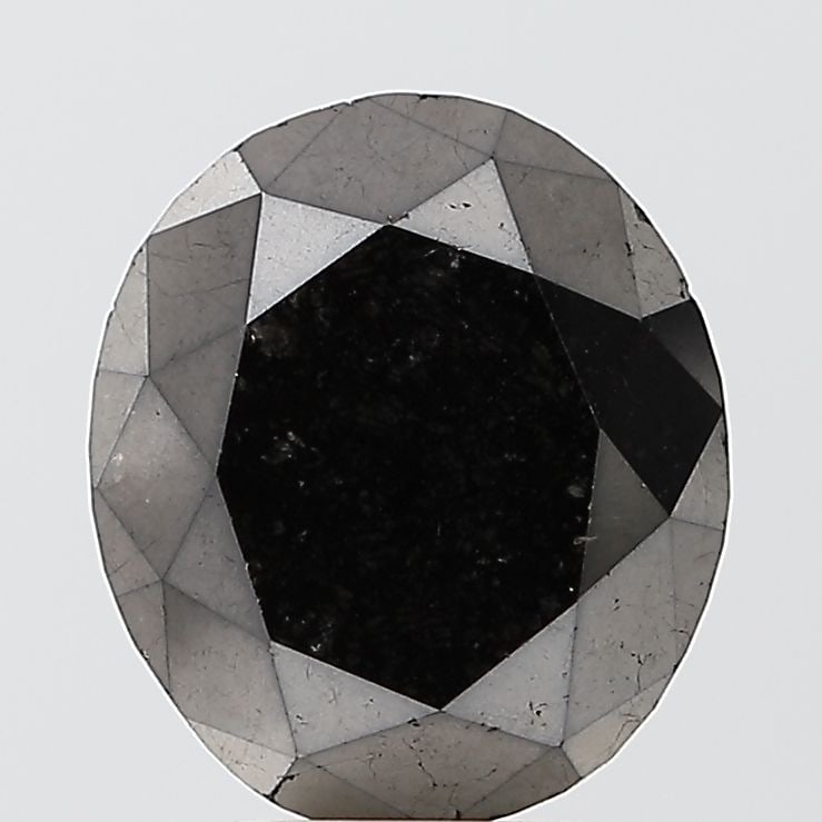 Loose Diamond - OVAL 2.83ct Black VVS2: Loose Diamond - OVAL 2.83ct Black VVS2 Source: Natural Shape: OVAL Carats: 2.83 Color: Black Certification: NONE Video: