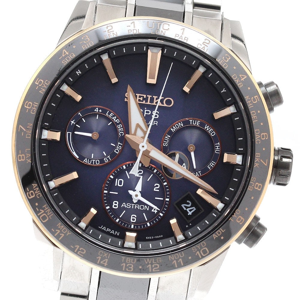 Seiko Astron Shohei Ohtani 2018 Day-Date Solar Radio Watch: Seiko Astron Shohei Ohtani 2018 Day-Date Solar Radio Watch This SEIKO Astron Shohei Ohtani Model 2018 wristwatch features a sophisticated design with a navy dial and is crafted from ceramic and titani