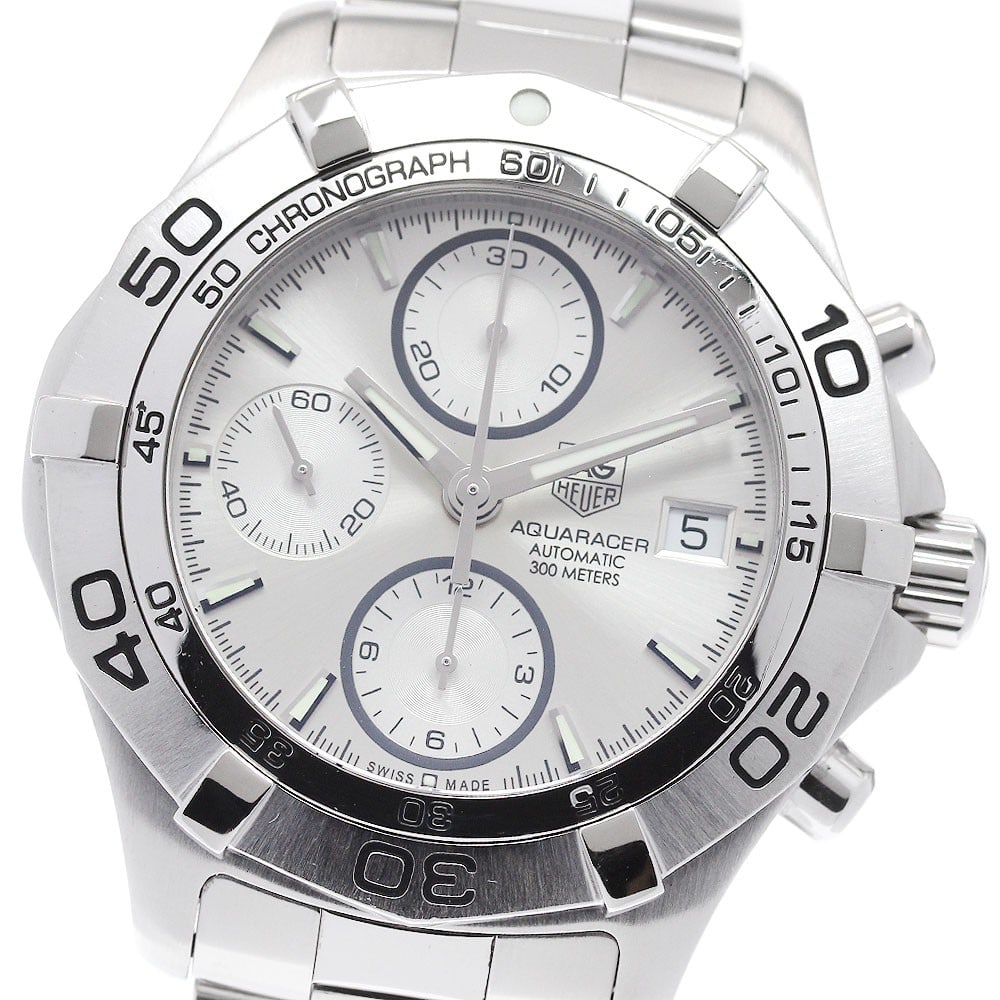 TAG HEUER Aquaracer CAF2111 mens chronograph wristwatch (1 of 6)