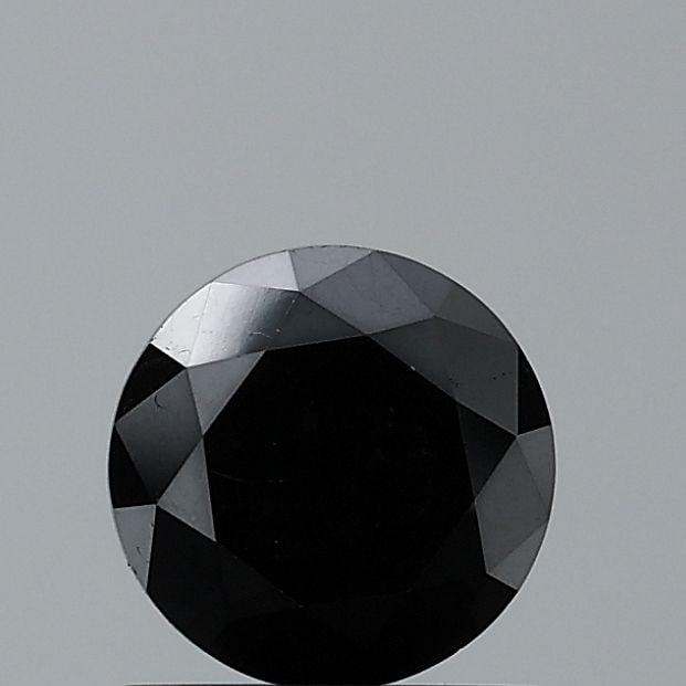 Loose Diamond - ROUND 0.91ct Fancy Black VVS2: Loose Diamond - ROUND 0.91ct Fancy Black VVS2 Source: Natural Shape: ROUND Carats: 0.91 Color: Fancy Black Certification: NONE Video: