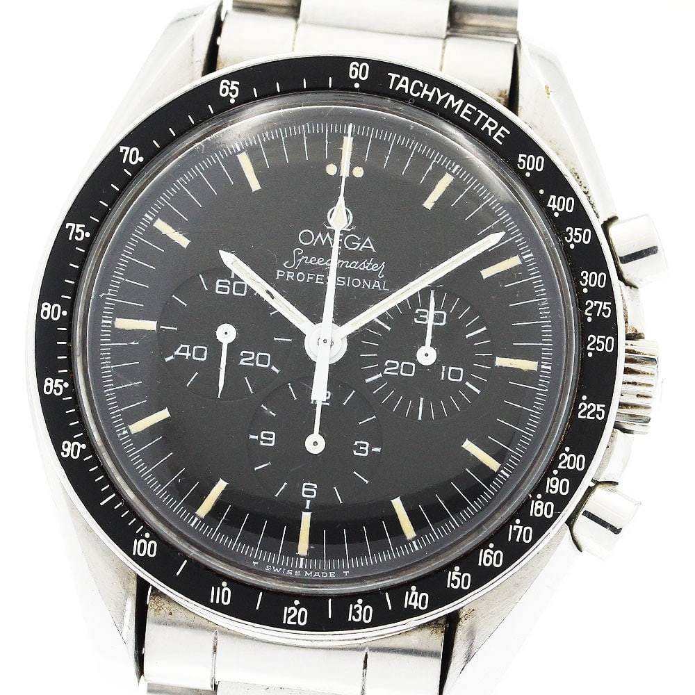OMEGA Speedmaster Professional Cal 863 Wristwatch: OMEGA Speedmaster Professional Cal 863 Wristwatch This is an OMEGA Speedmaster Professional wristwatch, model 345.0808, featuring the cal. 863 movement. Designed for men, this Swiss-made timepiece is 
