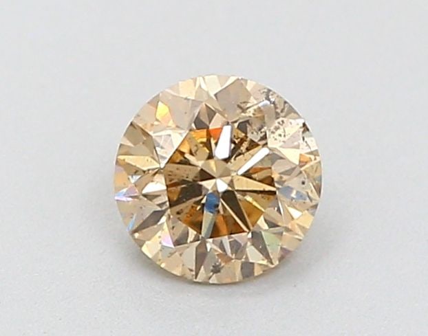 Loose Diamond - ROUND 0.41ct Fancy Light Brown SI2: Loose Diamond - ROUND 0.41ct Fancy Light Brown SI2 Source: Natural Shape: ROUND Carats: 0.41 Color: Fancy Light Brown Certification: NONE Video:
