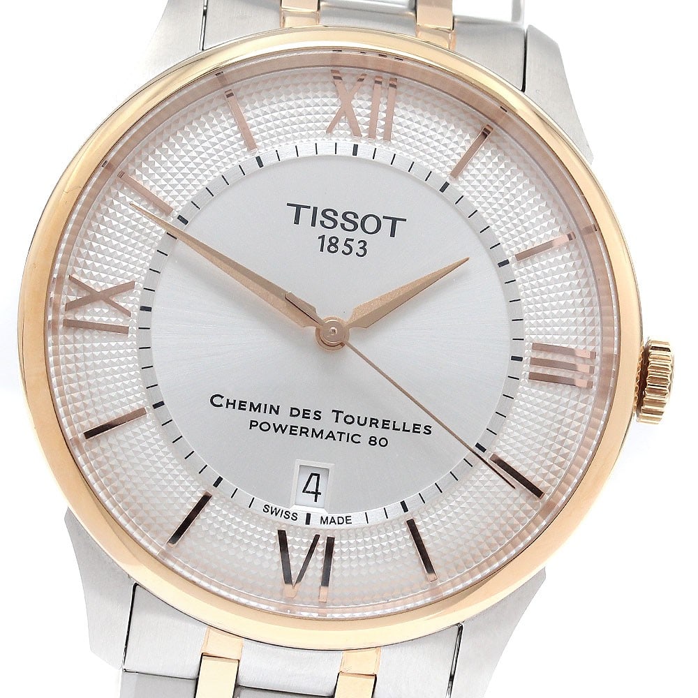 Tissot Chemin des Tourelles Automatic Date Men's Wristwatch (1 of 7)