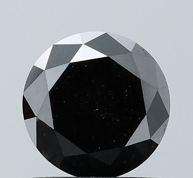 Loose Diamond - ROUND 1.34ct Fancy Black VVS2: Loose Diamond - ROUND 1.34ct Fancy Black VVS2 Source: Natural Shape: ROUND Carats: 1.34 Color: Fancy Black Certification: NONE Video: