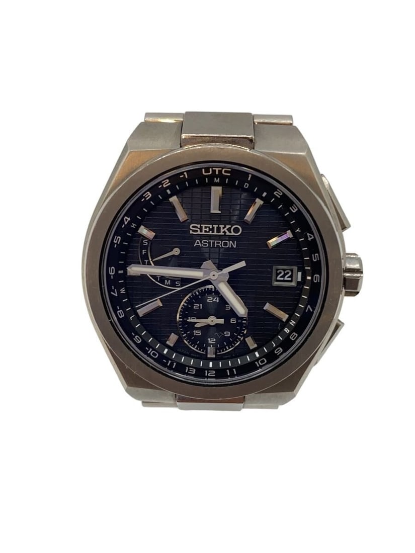 Seiko Astron Solar Titanium Men's Wristwatch 8B63-0BH0: Seiko Astron Solar Titanium Men's Wristwatch 8B63-0BH0 This SEIKO ASTRON Solar 8B63-0BH0 men's wristwatch features a durable titanium case and a black color scheme. Designed for men, this pre-owned wa