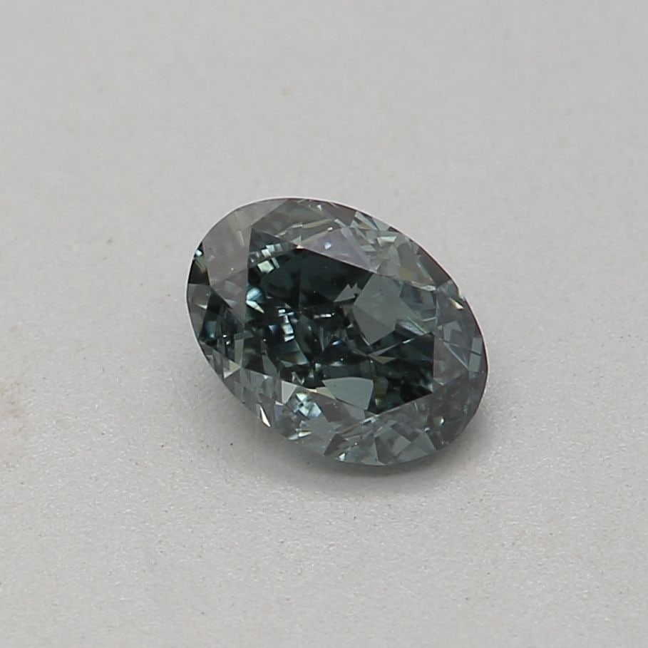 Loose Diamond - OVAL 0.27ct Fancy Dark Gray Green SI1: Loose Diamond - OVAL 0.27ct Fancy Dark Gray Green SI1 Source: Natural Shape: OVAL Carats: 0.27 Color: Fancy Dark Gray Green Certification: GIA Video: