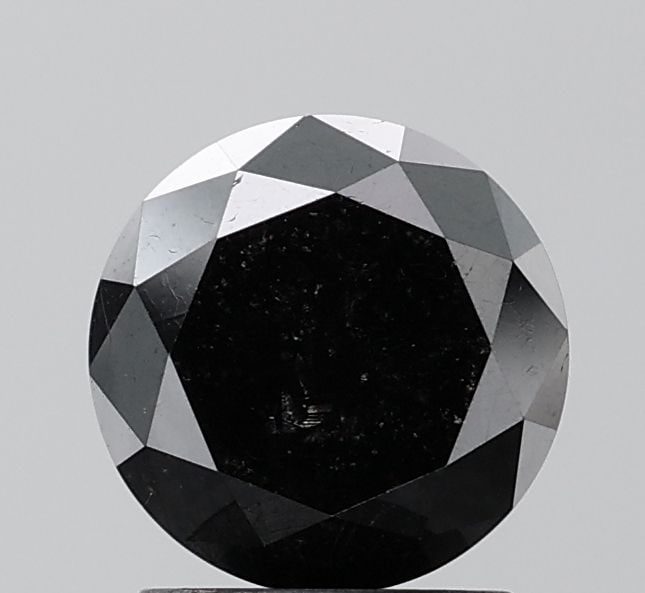 Loose Diamond - ROUND 2.38ct Black VVS2: Loose Diamond - ROUND 2.38ct Black VVS2 Source: Natural Shape: ROUND Carats: 2.38 Color: Black Certification: NONE Video: