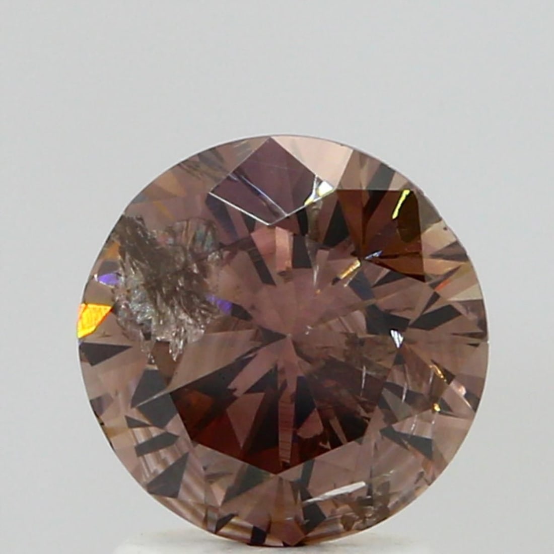 Loose Diamond - ROUND 1.6ct Fancy Dark Pinkish Brown: Loose Diamond - ROUND 1.6ct Fancy Dark Pinkish Brown Source: Natural Shape: ROUND Carats: 1.6 Color: Fancy Dark Pinkish Brown Certification: GIA Video: