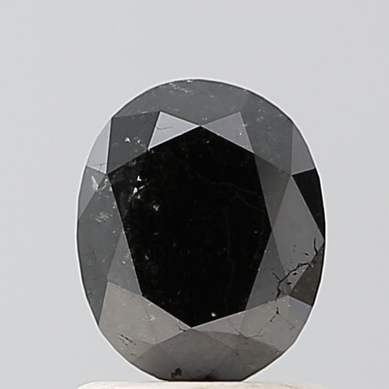 Loose Diamond - OVAL 1.15ct Fancy Black VS2: Loose Diamond - OVAL 1.15ct Fancy Black VS2 Source: Natural Shape: OVAL Carats: 1.15 Color: Fancy Black Certification: NONE Video:
