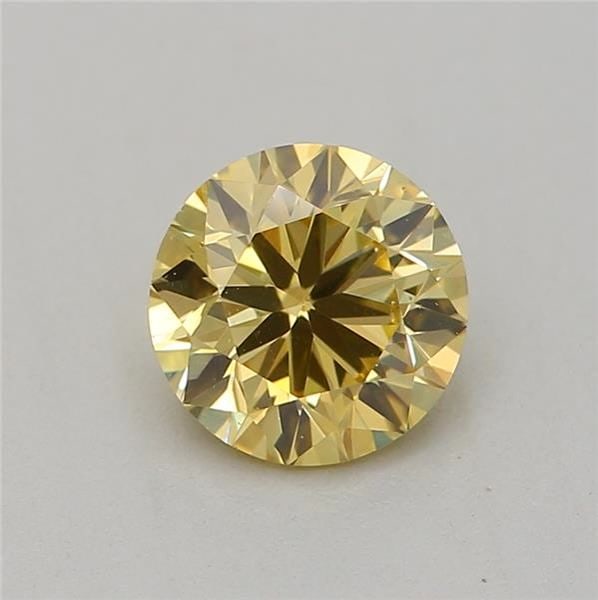 Loose Diamond - ROUND 0.5ct Fancy Intense Yellow VS2: Loose Diamond - ROUND 0.5ct Fancy Intense Yellow VS2 Source: Natural Shape: ROUND Carats: 0.5 Color: Fancy Intense Yellow Certification: GIA Video: