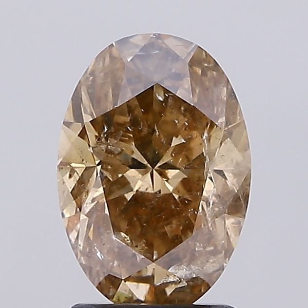 Loose Diamond - OVAL 2.01ct Fancy Brown I1: Loose Diamond - OVAL 2.01ct Fancy Brown I1 Source: Natural Shape: OVAL Carats: 2.01 Color: Fancy Brown Certification: NONE Video: