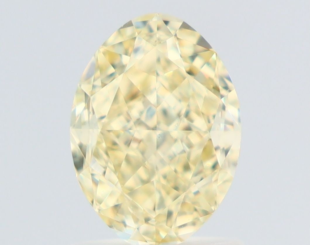 Loose Diamond - OVAL 1.5ct Fancy Light Yellow SI1: Loose Diamond - OVAL 1.5ct Fancy Light Yellow SI1 Source: Natural Shape: OVAL Carats: 1.5 Color: Fancy Light Yellow Certification: GIA Video: