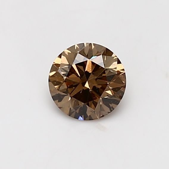 Loose Diamond - ROUND 0.5ct Fancy Brown VS1: Loose Diamond - ROUND 0.5ct Fancy Brown VS1 Source: Natural Shape: ROUND Carats: 0.5 Color: Fancy Brown Certification: GIA Video: