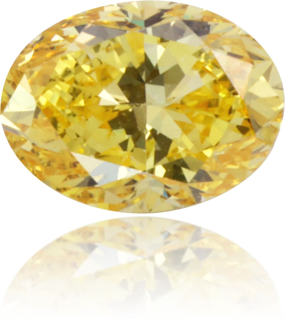 Loose Diamond - OVAL 0.35ct Fancy Vivid Yellow VVS2: Loose Diamond - OVAL 0.35ct Fancy Vivid Yellow VVS2 Source: Natural Shape: OVAL Carats: 0.35 Color: Fancy Vivid Yellow Certification: GIA Video: