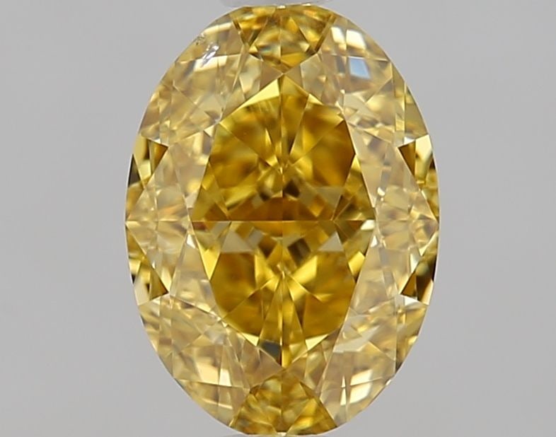 Loose Diamond - OVAL 0.98ct Fancy Deep Yellow SI1: Loose Diamond - OVAL 0.98ct Fancy Deep Yellow SI1 Source: Natural Shape: OVAL Carats: 0.98 Color: Fancy Deep Yellow Certification: GIA Video: