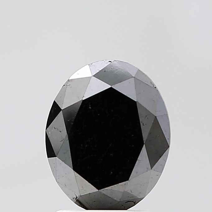 Loose Diamond - OVAL 2.58ct Fancy Black VVS2: Loose Diamond - OVAL 2.58ct Fancy Black VVS2 Source: Natural Shape: OVAL Carats: 2.58 Color: Fancy Black Certification: NONE Video: