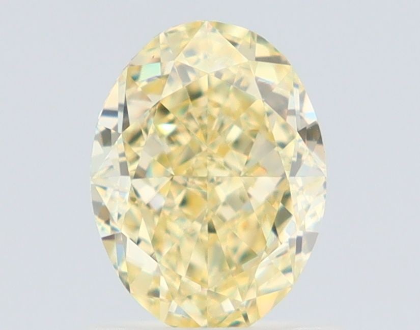 Loose Diamond - OVAL 1.01ct Fancy Light Yellow VS1: Loose Diamond - OVAL 1.01ct Fancy Light Yellow VS1 Source: Natural Shape: OVAL Carats: 1.01 Color: Fancy Light Yellow Certification: GIA Video: