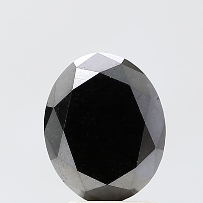 Loose Diamond - OVAL 2.58ct Fancy Black VS1: Loose Diamond - OVAL 2.58ct Fancy Black VS1 Source: Natural Shape: OVAL Carats: 2.58 Color: Fancy Black Certification: NONE Video: