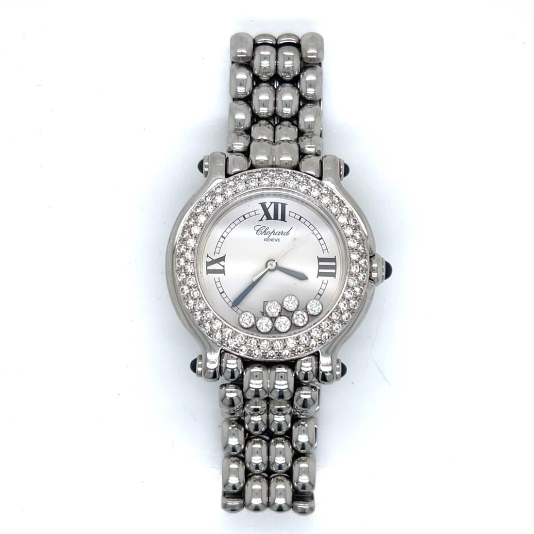 Chopard Happy Sport 32mm Stainless Steel Diamond Quartz Ladies Watch (1 of 4)