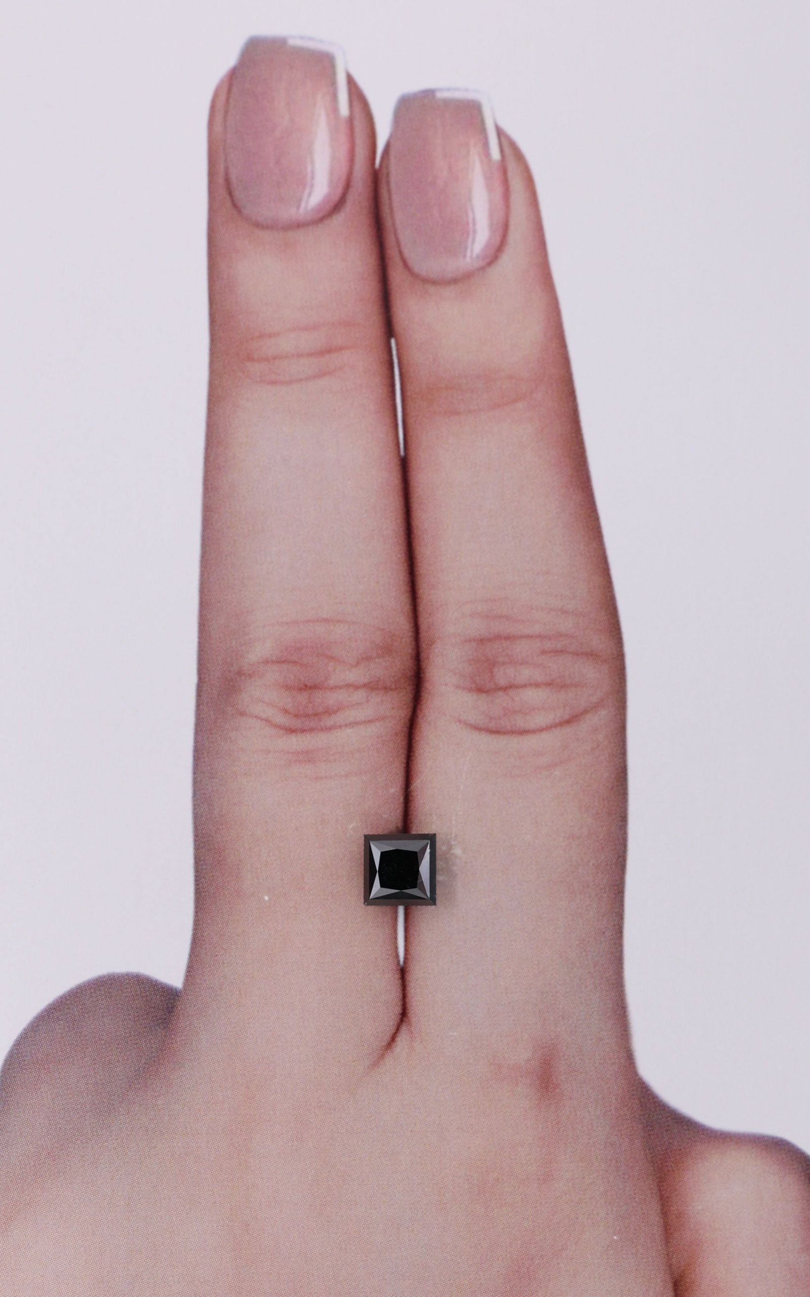 Loose Diamond - PRINCESS 1.07ct Black (1 of 1)