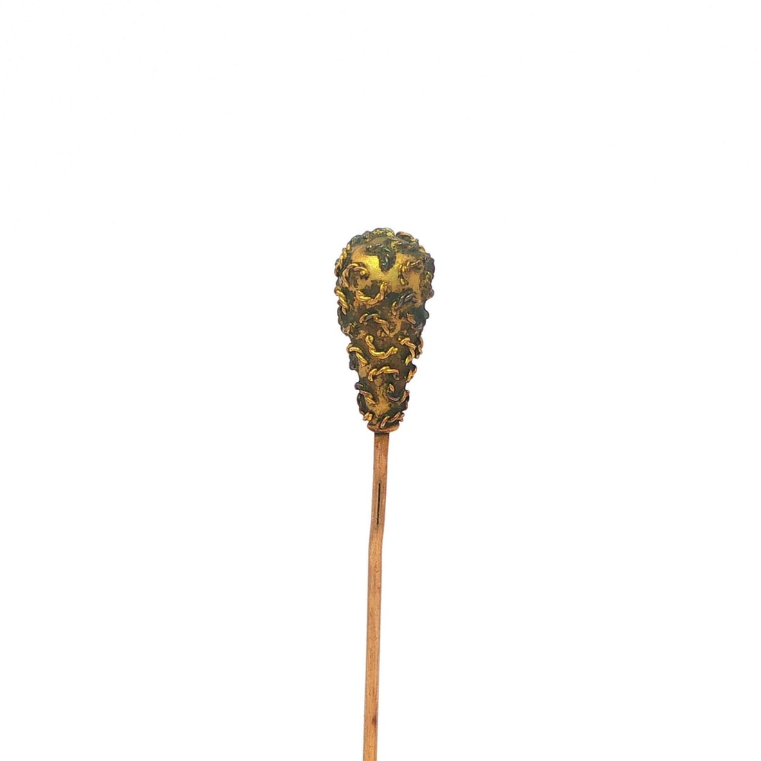 Victorian 14k Yellow Gold Ornate Twisted Wire Stick Pin (1 of 4)
