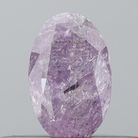 Loose Diamond - OVAL 0.28ct Fancy Pink Purple I3: Loose Diamond - OVAL 0.28ct Fancy Pink Purple I3 Source: Natural Shape: OVAL Carats: 0.28 Color: Fancy Pink Purple Certification: GIA Video: