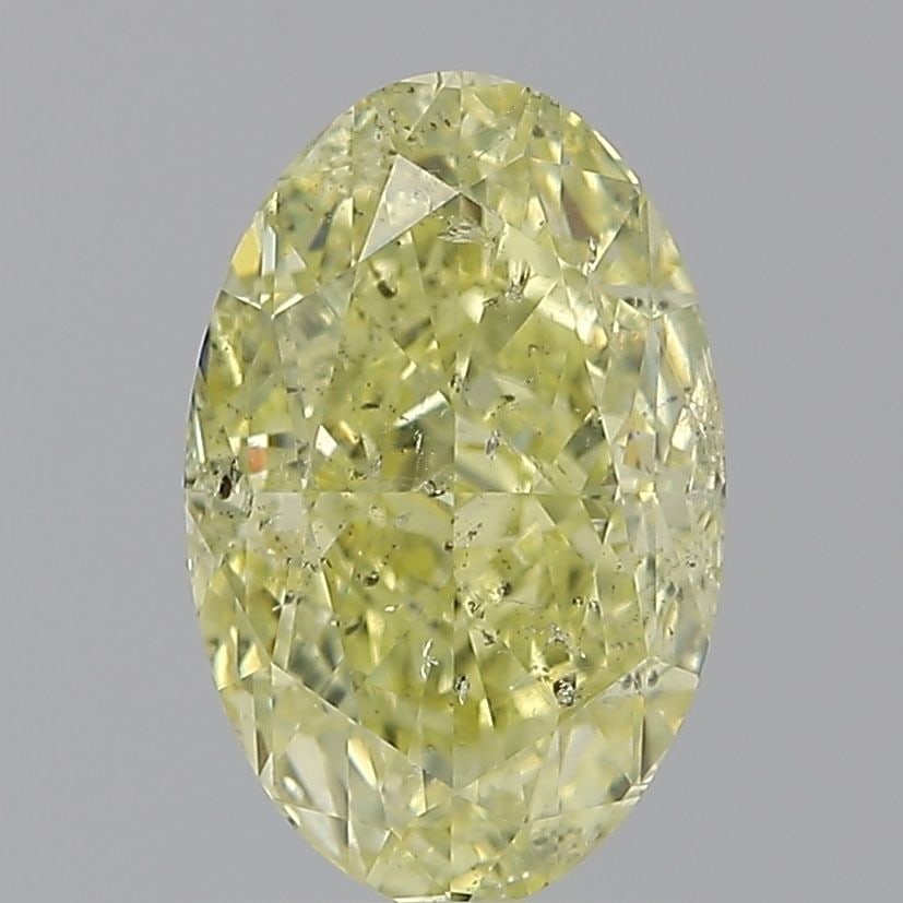 Loose Diamond - OVAL 2.02ct Fancy Yellow I1: Loose Diamond - OVAL 2.02ct Fancy Yellow I1 Source: Natural Shape: OVAL Carats: 2.02 Color: Fancy Yellow Certification: GIA Video: