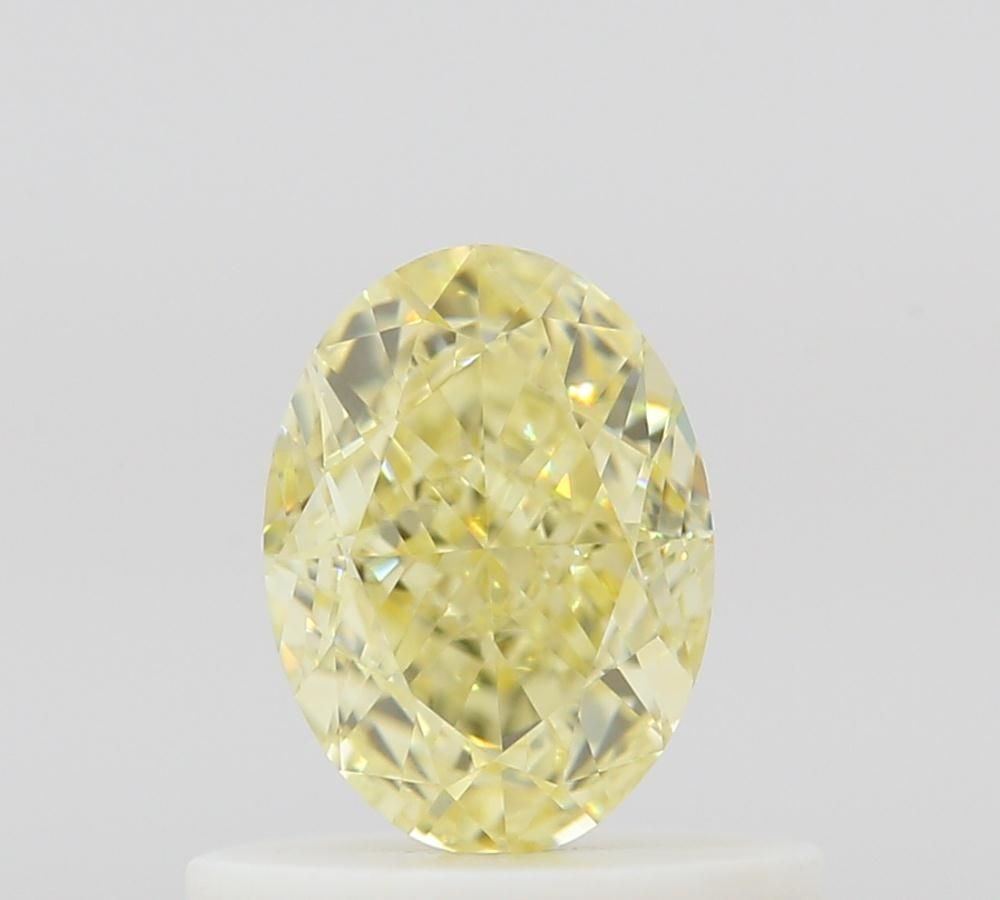 Loose Diamond - OVAL 0.59ct Fancy Light Yellow IF: Loose Diamond - OVAL 0.59ct Fancy Light Yellow IF Source: Natural Shape: OVAL Carats: 0.59 Color: Fancy Light Yellow Certification: GIA Video: