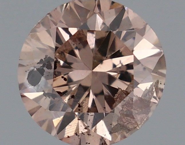 Loose Diamond - ROUND 0.43ct Fancy Brown Pink: Loose Diamond - ROUND 0.43ct Fancy Brown Pink Source: Natural Shape: ROUND Carats: 0.43 Color: Fancy Brown Pink Certification: GIA Video: