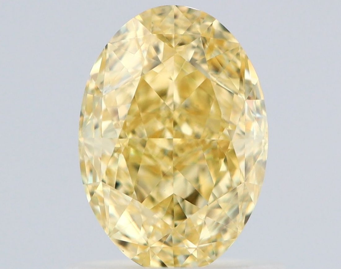 Loose Diamond - OVAL 1.06ct Fancy Yellow VS1: Loose Diamond - OVAL 1.06ct Fancy Yellow VS1 Source: Natural Shape: OVAL Carats: 1.06 Color: Fancy Yellow Certification: GIA Video: