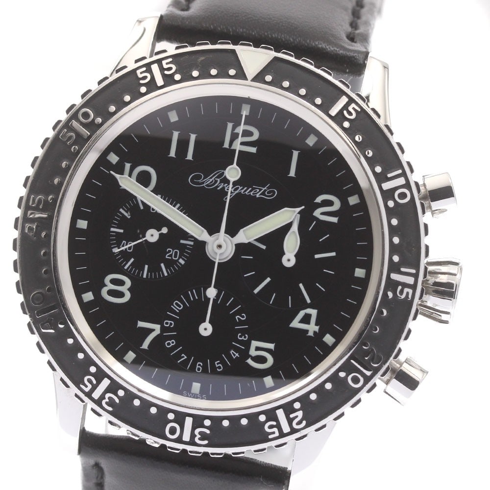 Breguet Aeronavale TYPEXX 3803ST Stainless Steel Chronograph Watch: Breguet Aeronavale TYPEXX 3803ST Stainless Steel Chronograph Watch This Breguet Aeronavale TYPEXX men's wristwatch, reference 3803ST, is a limited edition model commemorating the 100th anniversary of 
