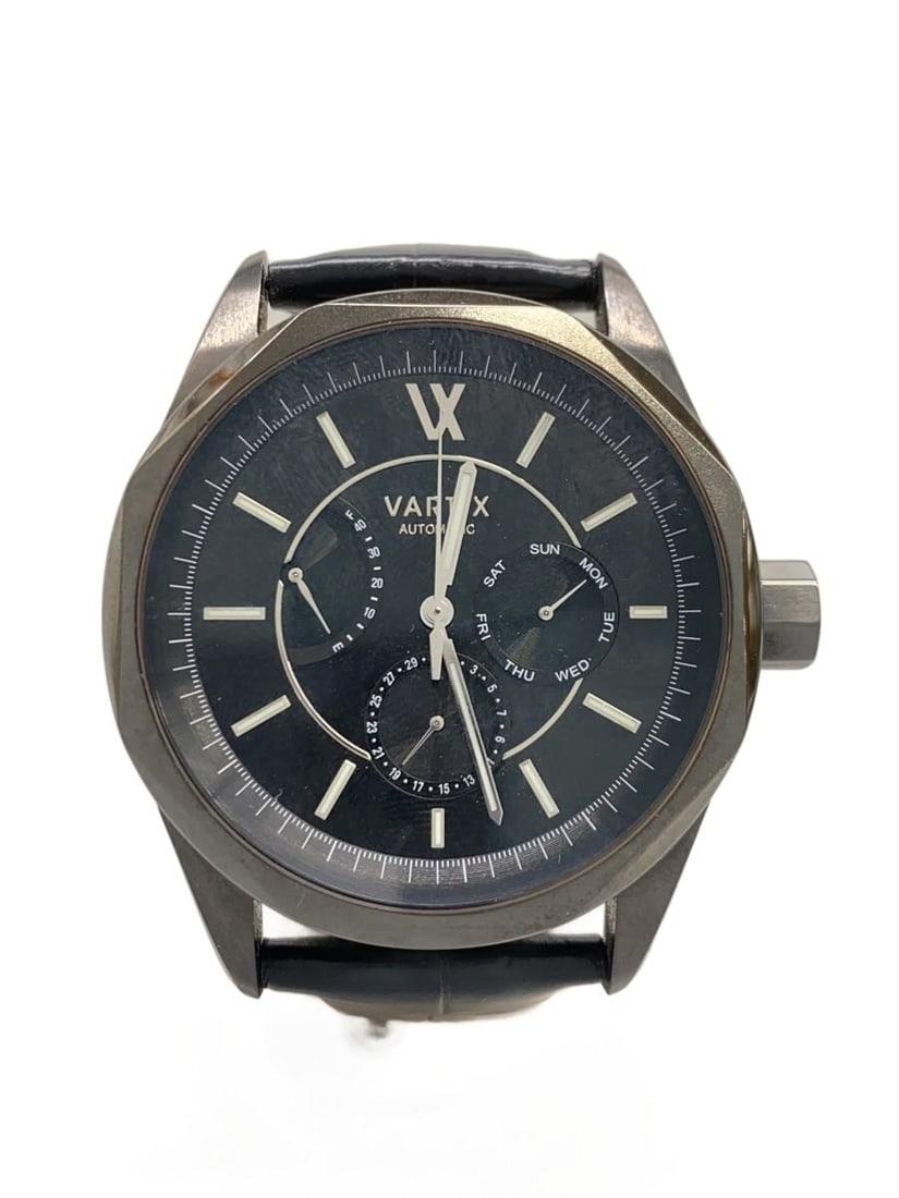 VARTIX ALIVE v3 Heritage Black Leather Wristwatch (1 of 5)