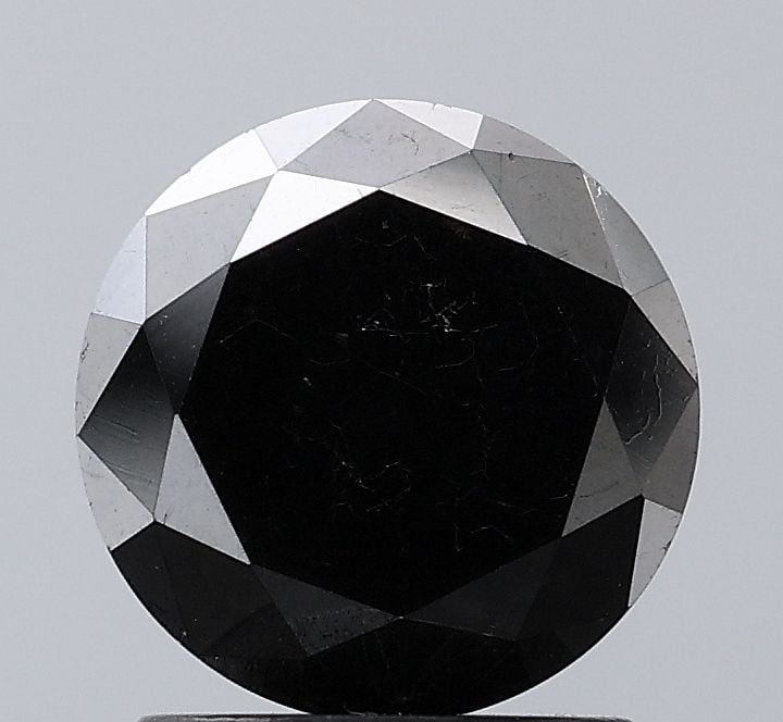 Loose Diamond - ROUND 1.83ct Black VVS2: Loose Diamond - ROUND 1.83ct Black VVS2 Source: Natural Shape: ROUND Carats: 1.83 Color: Black Certification: NONE Video: