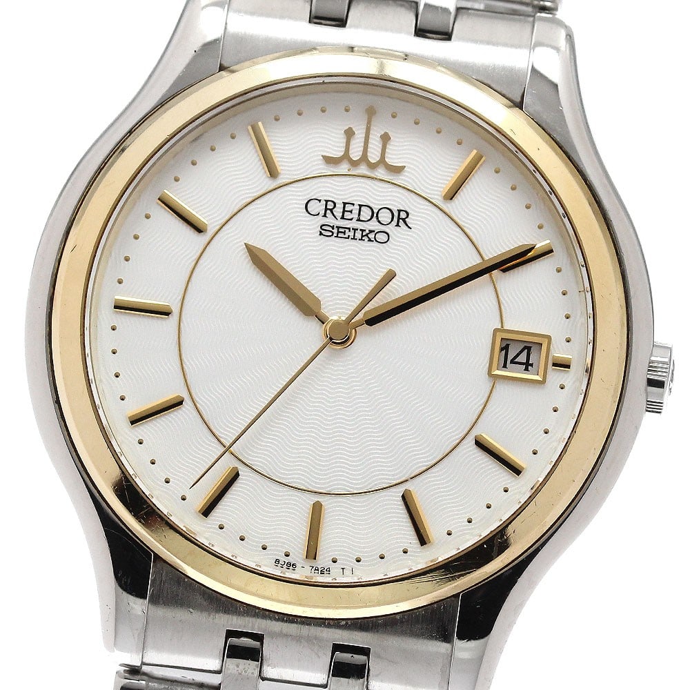 Seiko Credor Quartz Date Men's Wristwatch GCAZ010 8J86-7A00: Seiko Credor Quartz Date Men's Wristwatch GCAZ010 8J86-7A00 This Seiko Credor GCAZ010/8J86-7A00 is a men's quartz wristwatch, crafted in Japan. It features a date function and is designed for reliable