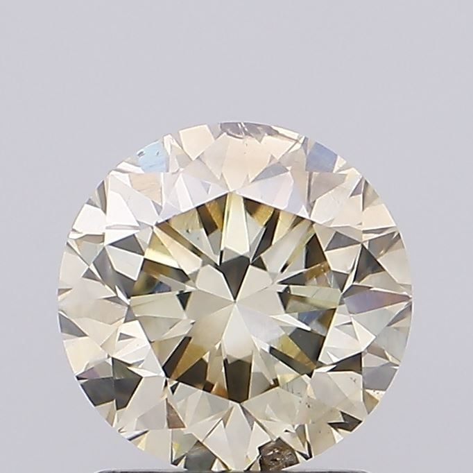 Loose Diamond - ROUND 1.54ct Fancy Light Brown SI1: Loose Diamond - ROUND 1.54ct Fancy Light Brown SI1 Source: Natural Shape: ROUND Carats: 1.54 Color: Fancy Light Brown Certification: NONE Video: