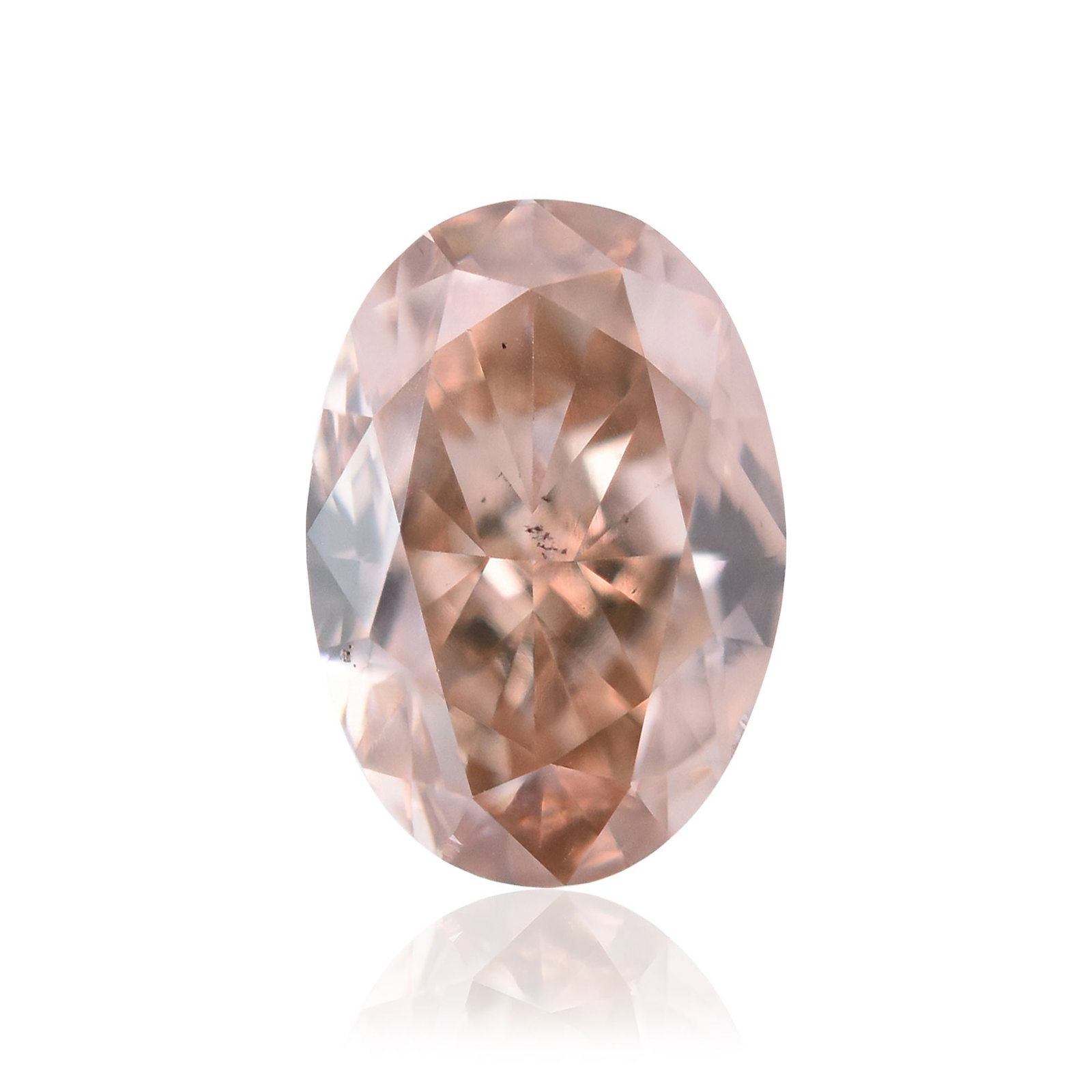 Loose Diamond - OVAL 0.6ct Fancy Pink Brown VS2: Loose Diamond - OVAL 0.6ct Fancy Pink Brown VS2 Source: Natural Shape: OVAL Carats: 0.6 Color: Fancy Pink Brown Certification: GIA Video: