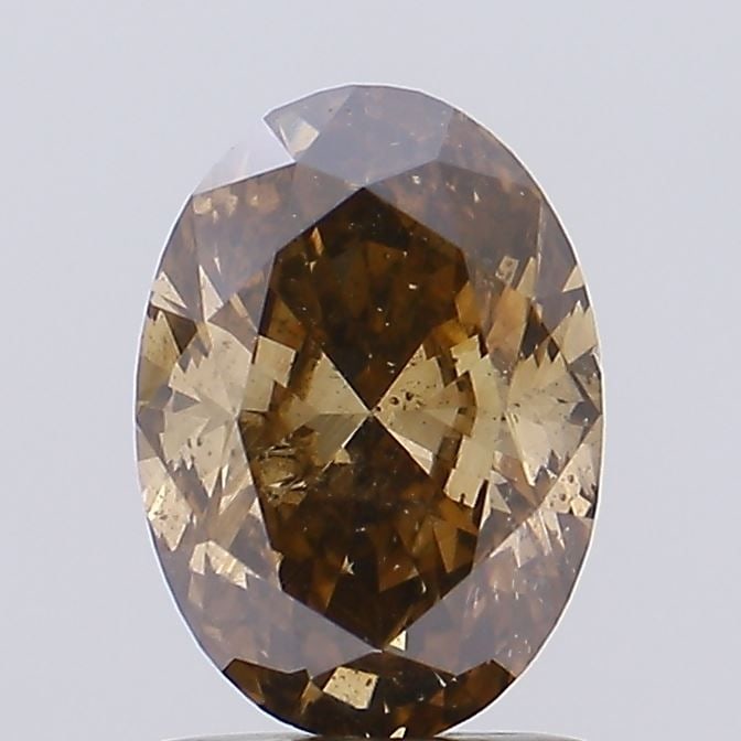 Loose Diamond - OVAL 1.5ct Fancy Brown SI2: Loose Diamond - OVAL 1.5ct Fancy Brown SI2 Source: Natural Shape: OVAL Carats: 1.5 Color: Fancy Brown Certification: NONE Video: