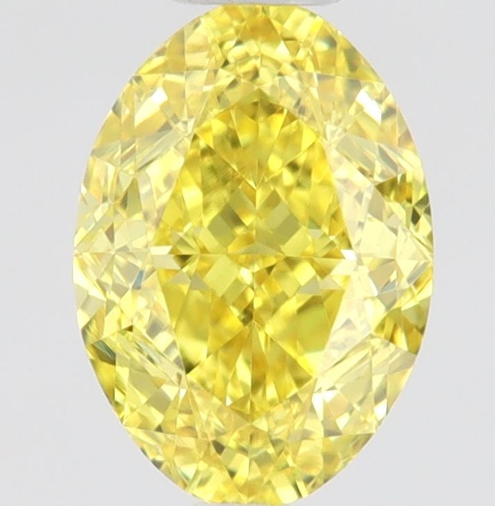 Loose Diamond - OVAL 0.5ct Fancy Vivid Yellow VVS1: Loose Diamond - OVAL 0.5ct Fancy Vivid Yellow VVS1 Source: Natural Shape: OVAL Carats: 0.5 Color: Fancy Vivid Yellow Certification: GIA Video: