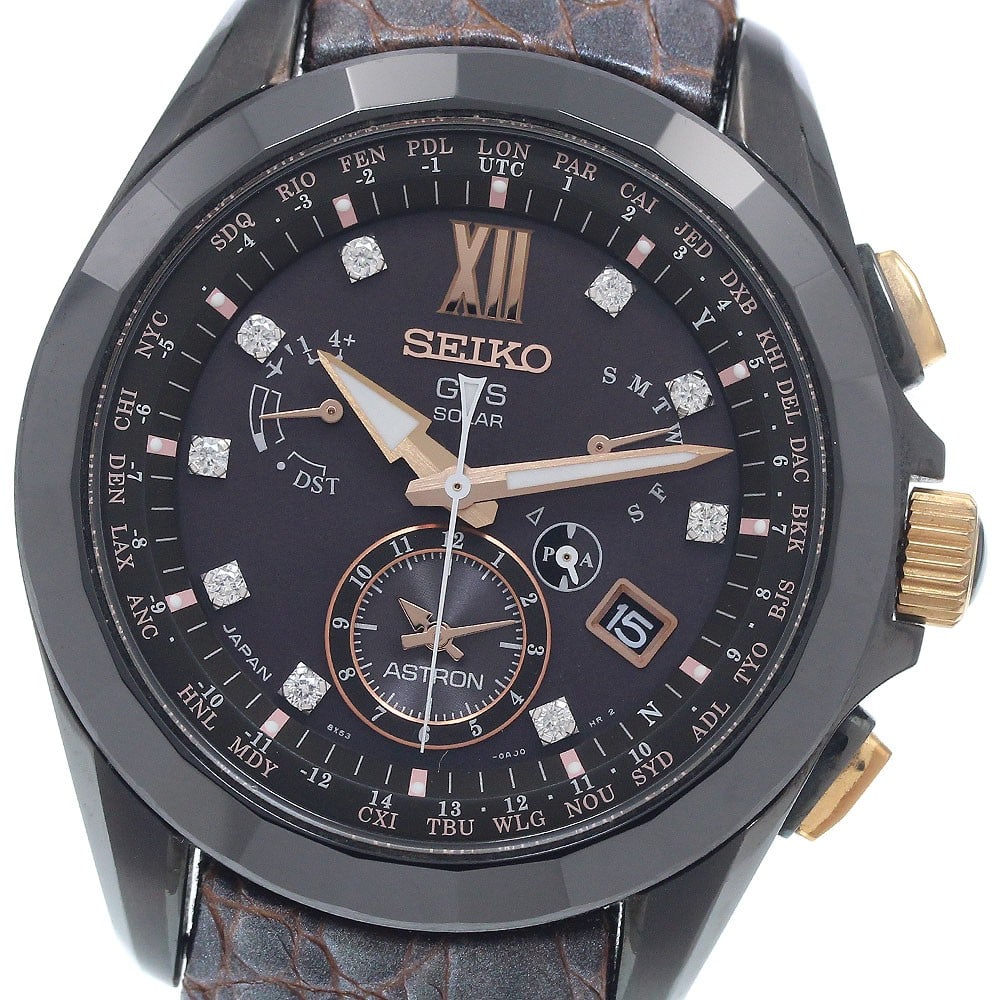 Seiko Astron SBXB083 8X53-0AP0-2 Men's Wristwatch Limited Edition: Seiko Astron SBXB083 8X53-0AP0-2 Men's Wristwatch Limited Edition Seiko Astron limited edition wristwatch, limited to 1500 pieces. This pre-owned men's watch is a wristwatch made in Japan. Specificati