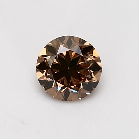 Loose Diamond - ROUND 0.57ct Fancy Dark Orangy Brown VS1: Loose Diamond - ROUND 0.57ct Fancy Dark Orangy Brown VS1 Source: Natural Shape: ROUND Carats: 0.57 Color: Fancy Dark Orangy Brown Certification: GIA Video: