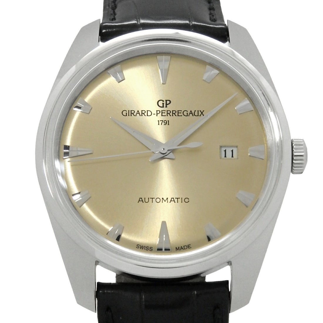 Girard-Perregaux Heritage 1957 Men's Swiss Wristwatch: Girard-Perregaux Heritage 1957 Men's Swiss Wristwatch This Girard-Perregaux Heritage 1957 41957-11-131-BB6A is a sophisticated men's wristwatch crafted in Switzerland. Designed for those who appreciat