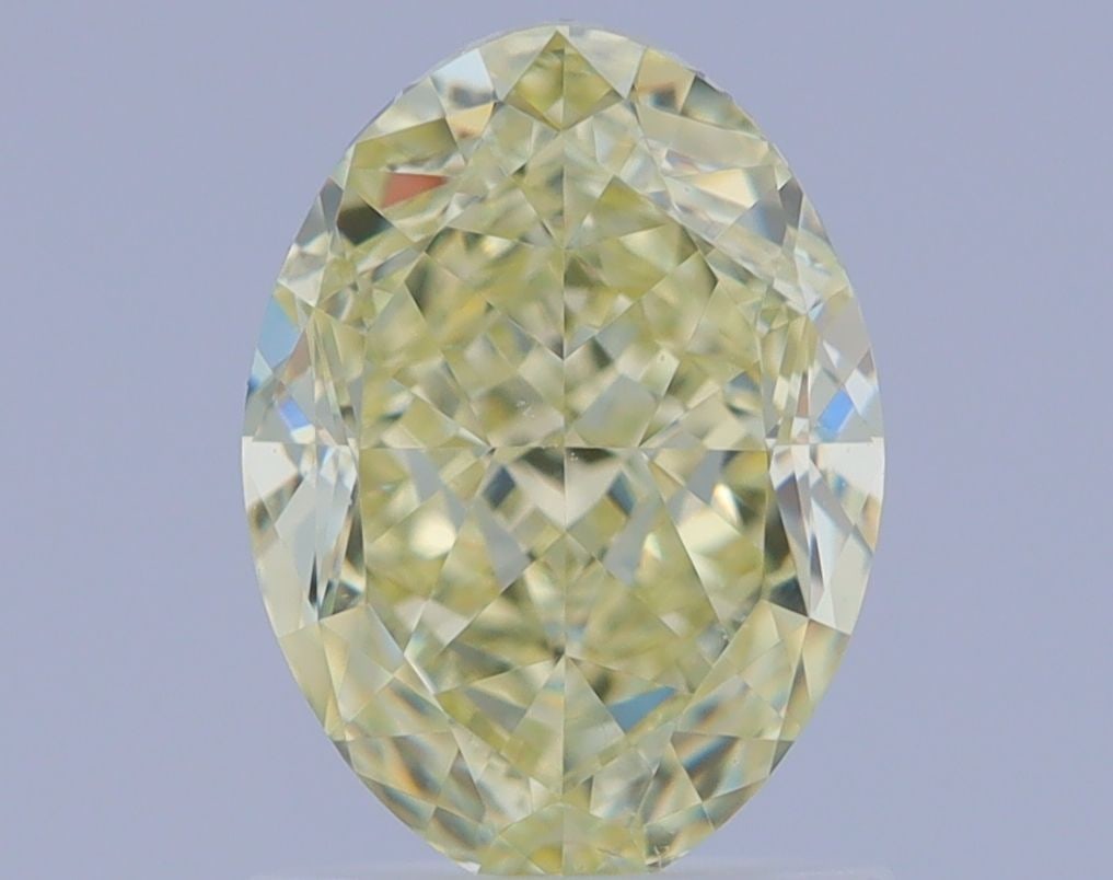 Loose Diamond - OVAL 1.5ct Fancy Light Yellow VS2: Loose Diamond - OVAL 1.5ct Fancy Light Yellow VS2 Source: Natural Shape: OVAL Carats: 1.5 Color: Fancy Light Yellow Certification: GIA Video: