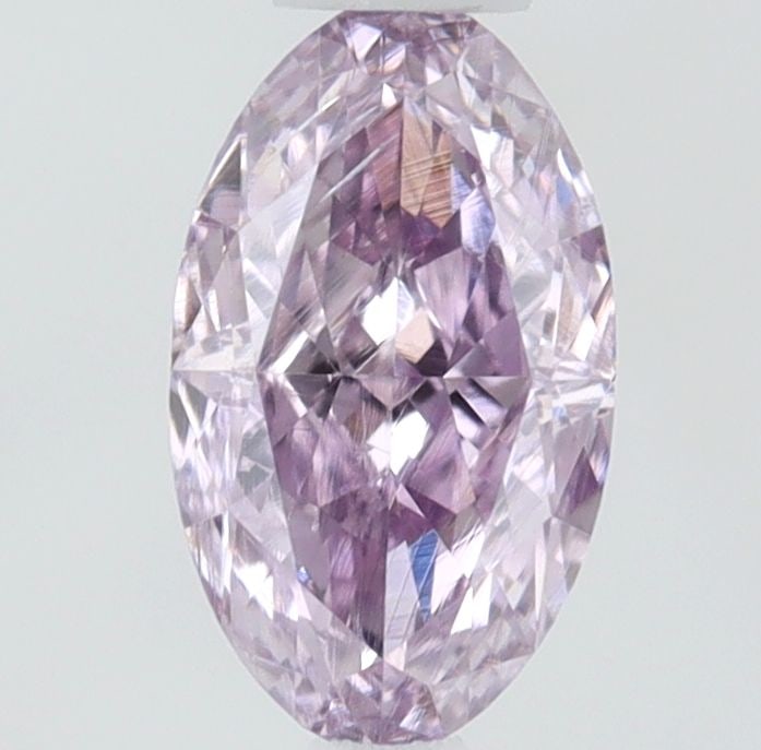 Loose Diamond - OVAL 0.3ct Fancy Pink Purple SI1: Loose Diamond - OVAL 0.3ct Fancy Pink Purple SI1 Source: Natural Shape: OVAL Carats: 0.3 Color: Fancy Pink Purple Certification: GIA The Diamond Depot Guarantee: All items in this auction are guarante