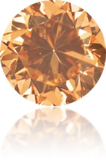 Loose Diamond - ROUND 0.32ct Fancy Orangey Brown VS2: Loose Diamond - ROUND 0.32ct Fancy Orangey Brown VS2 Source: Natural Shape: ROUND Carats: 0.32 Color: Fancy Orangey Brown Certification: NONE The Diamond Depot Guarantee: All items in this auction are