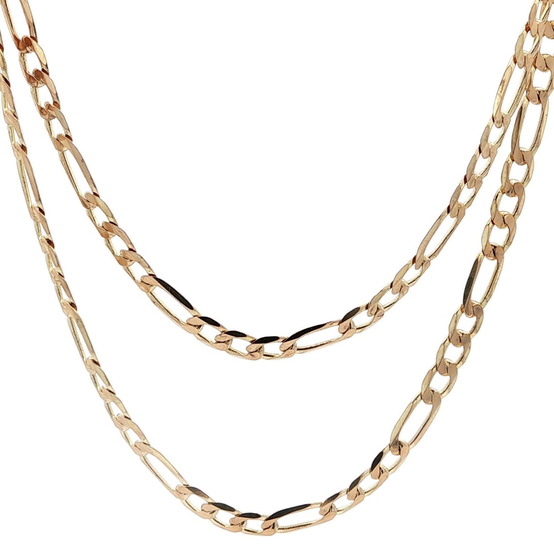 3.6mm 14k Yellow Gold 20 Inch Italian Figaro Chain Necklace: 3.6mm 14k Yellow Gold 20 Inch Italian Figaro Chain Necklace This classic Italian Figaro link chain necklace is crafted from solid 14k yellow gold with a polished finish. The chain measures 20 inches i