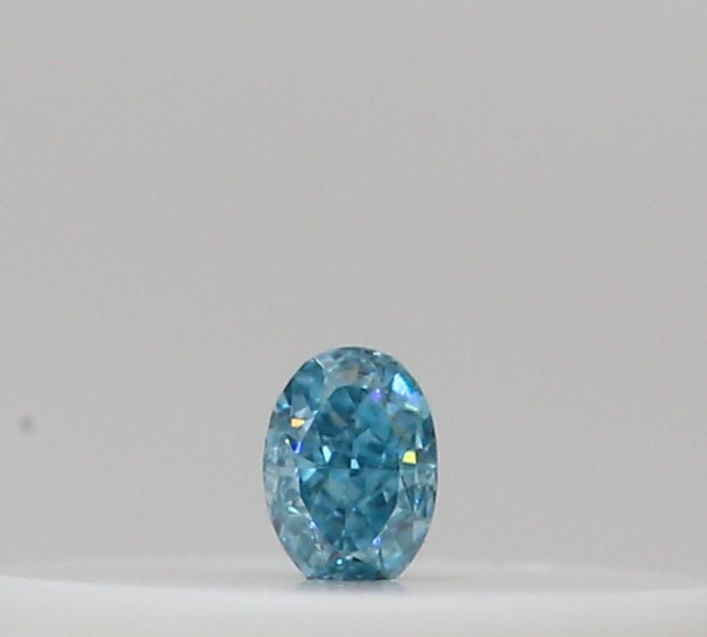 Loose Diamond - OVAL 0.02ct Fancy Vivid Greenish Blue: Loose Diamond - OVAL 0.02ct Fancy Vivid Greenish Blue Source: Natural Shape: OVAL Carats: 0.02 Color: Fancy Vivid Greenish Blue Certification: GIA The Diamond Depot Guarantee: All items in this auctio