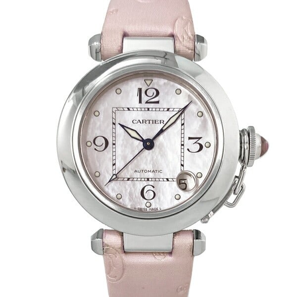 Cartier Pasha C Pink Shell Automatic Unisex Wristwatch (1 of 10)