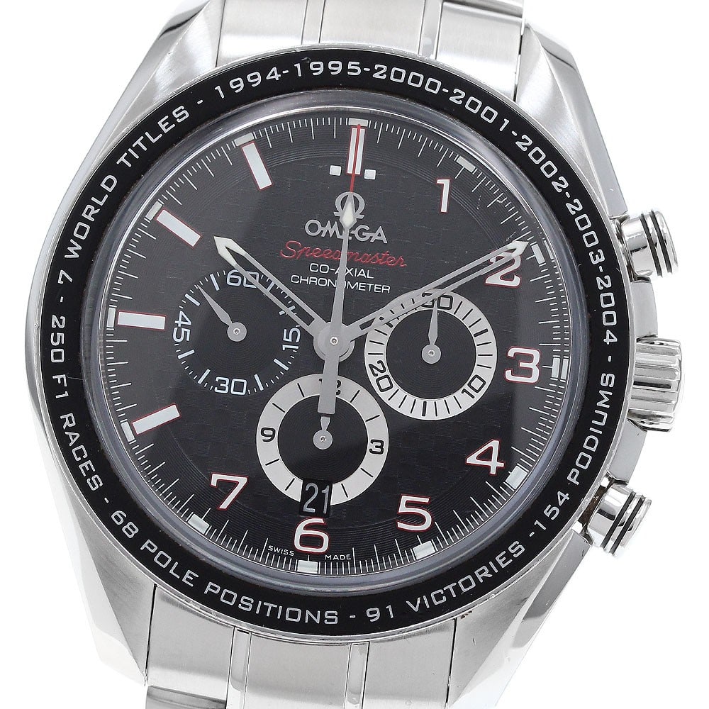 OMEGA Speedmaster Schumacher Date Racing Wristwatch Japan (1 of 6)