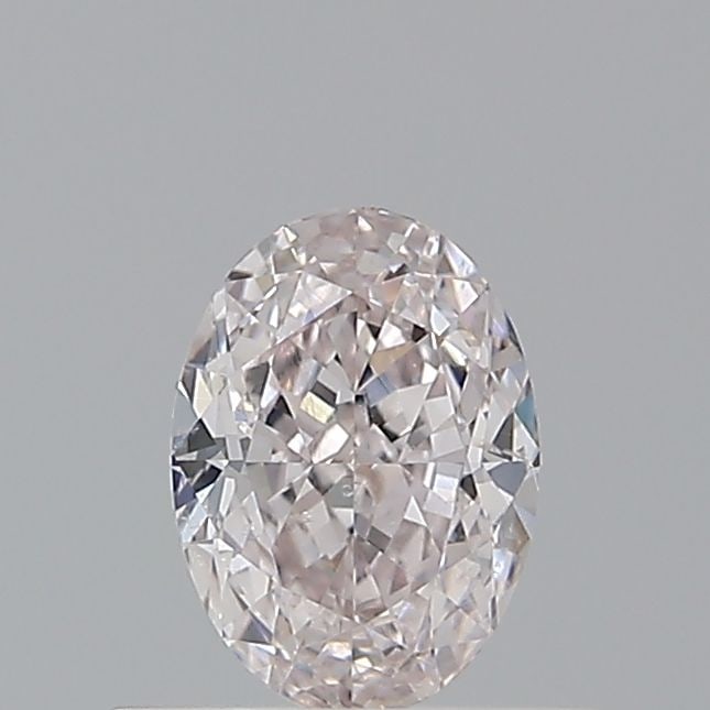 Loose Diamond - OVAL 0.6ct Fancy Light Pink SI2: Loose Diamond - OVAL 0.6ct Fancy Light Pink SI2 Source: Natural Shape: OVAL Carats: 0.6 Color: Fancy Light Pink Certification: GIA Video: