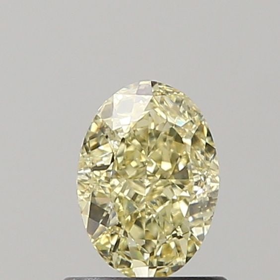 Loose Diamond - OVAL 0.9ct Fancy Light Yellow VS2: Loose Diamond - OVAL 0.9ct Fancy Light Yellow VS2 Source: Natural Shape: OVAL Carats: 0.9 Color: Fancy Light Yellow Certification: GIA Video:
